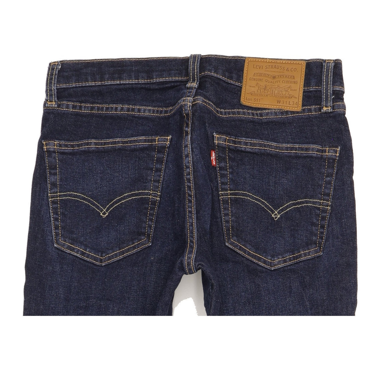 Levi's 511 Men Blue Straight Slim Stretch Jeans W31 L33