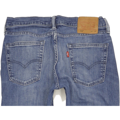 Levi's 514 Men Blue Straight Slim Stretch Jeans W31 L32