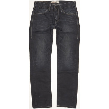 Levi's 504 Men Navy Straight Regular Jeans W30 L30