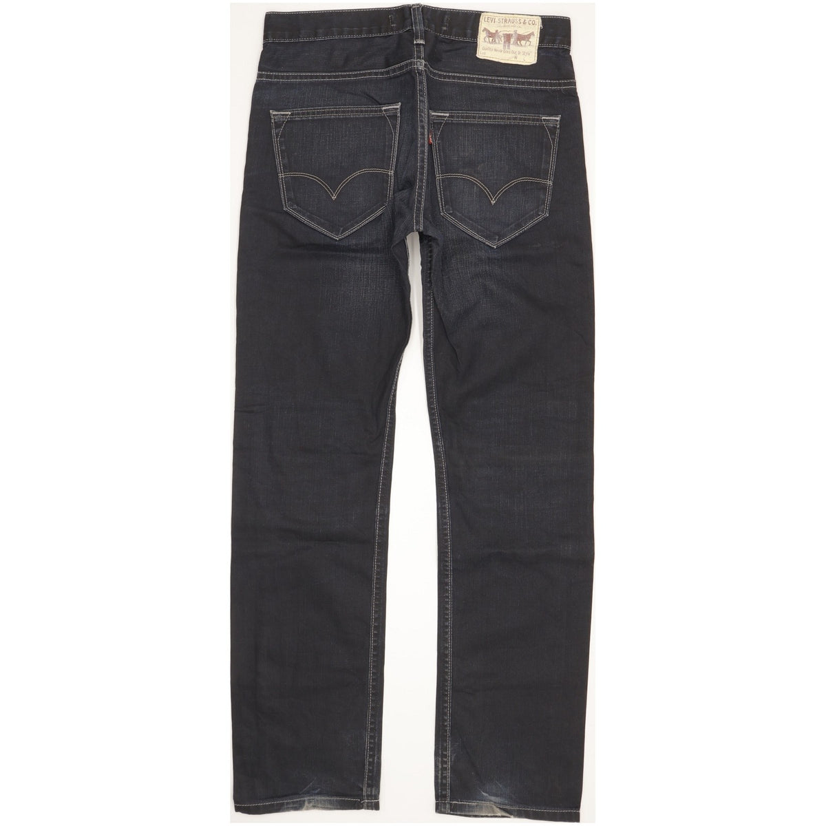 Levi's 504 Men Navy Straight Regular Jeans W30 L30