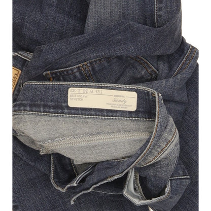 Diesel Sandy Men Blue Straight Slim Stretch Jeans W30 L31