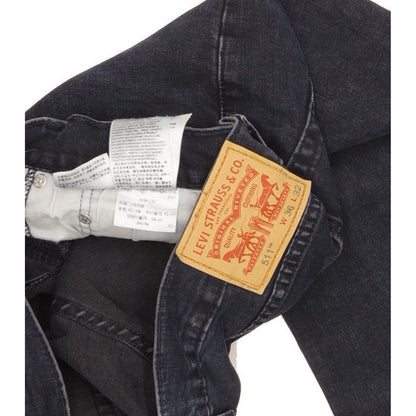Levi's 511 Men Navy Straight Slim Stretch Jeans W36 L31
