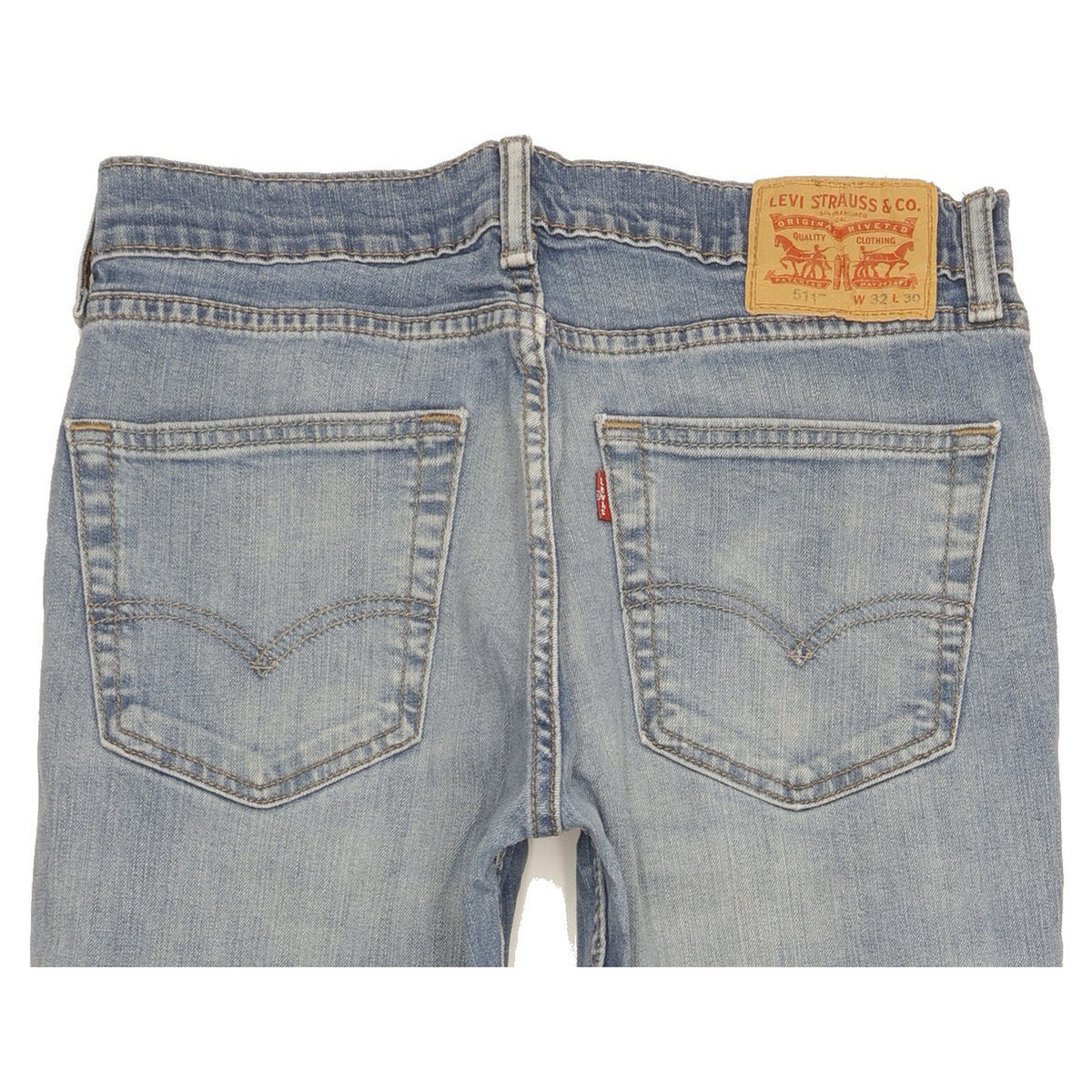 Levi's 511 Men Blue Straight Slim Stretch Jeans W32 L28