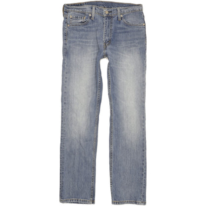 Levi's 513 Men Blue Straight Slim Stretch Jeans W32 L32