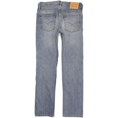 Levi's 513 Men Blue Straight Slim Stretch Jeans W32 L32