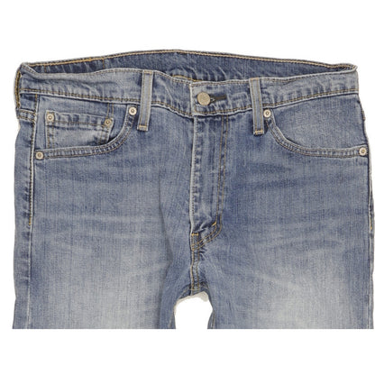 Levi's 513 Men Blue Straight Slim Stretch Jeans W32 L32