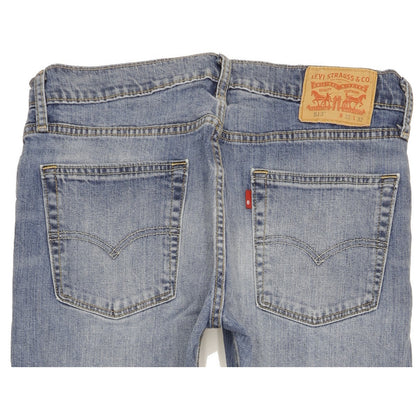 Levi's 513 Men Blue Straight Slim Stretch Jeans W32 L32