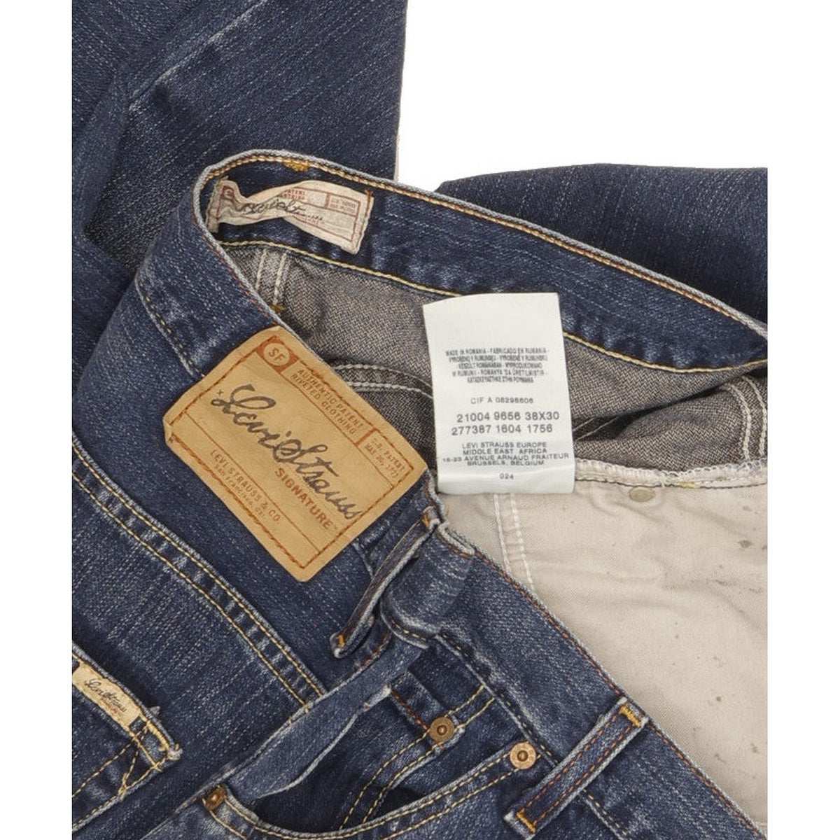 Levi's Strauss Men Blue Bootcut Regular Jeans W38 L30