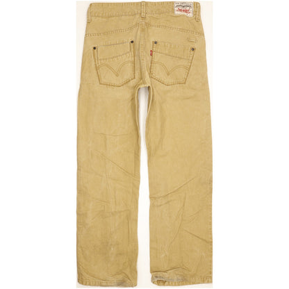 Levi's Men Beige Straight Regular Jeans W33 L32