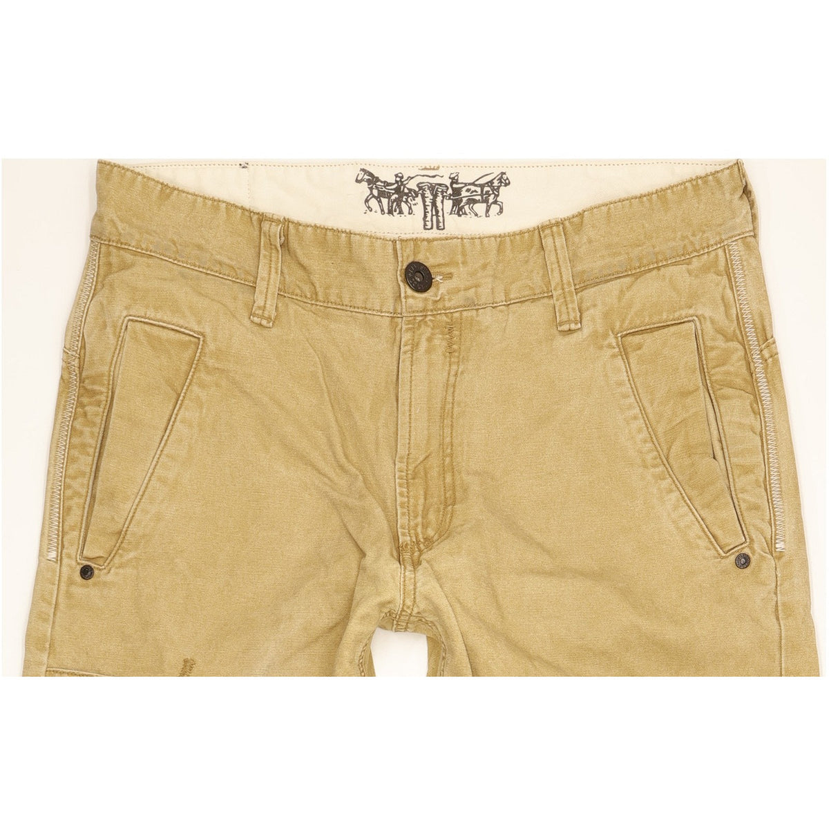 Levi's Men Beige Straight Regular Jeans W33 L32