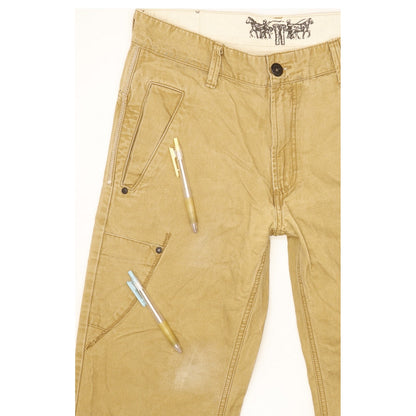 Levi's Men Beige Straight Regular Jeans W33 L32