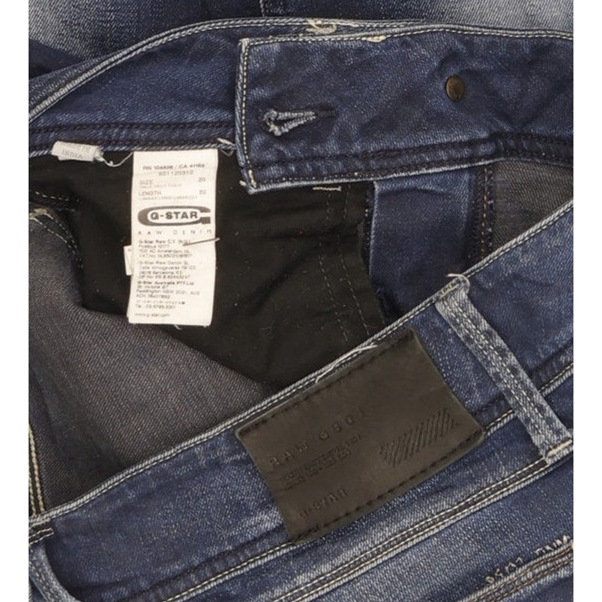 G-Star Lynn Women Blue Straight Slim Stretch Jeans W29 L31