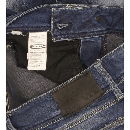 G-Star Lynn Women Blue Straight Slim Stretch Jeans W29 L31