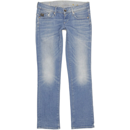 G-Star Midge Women Blue Straight Slim Stretch Jeans W29 L31