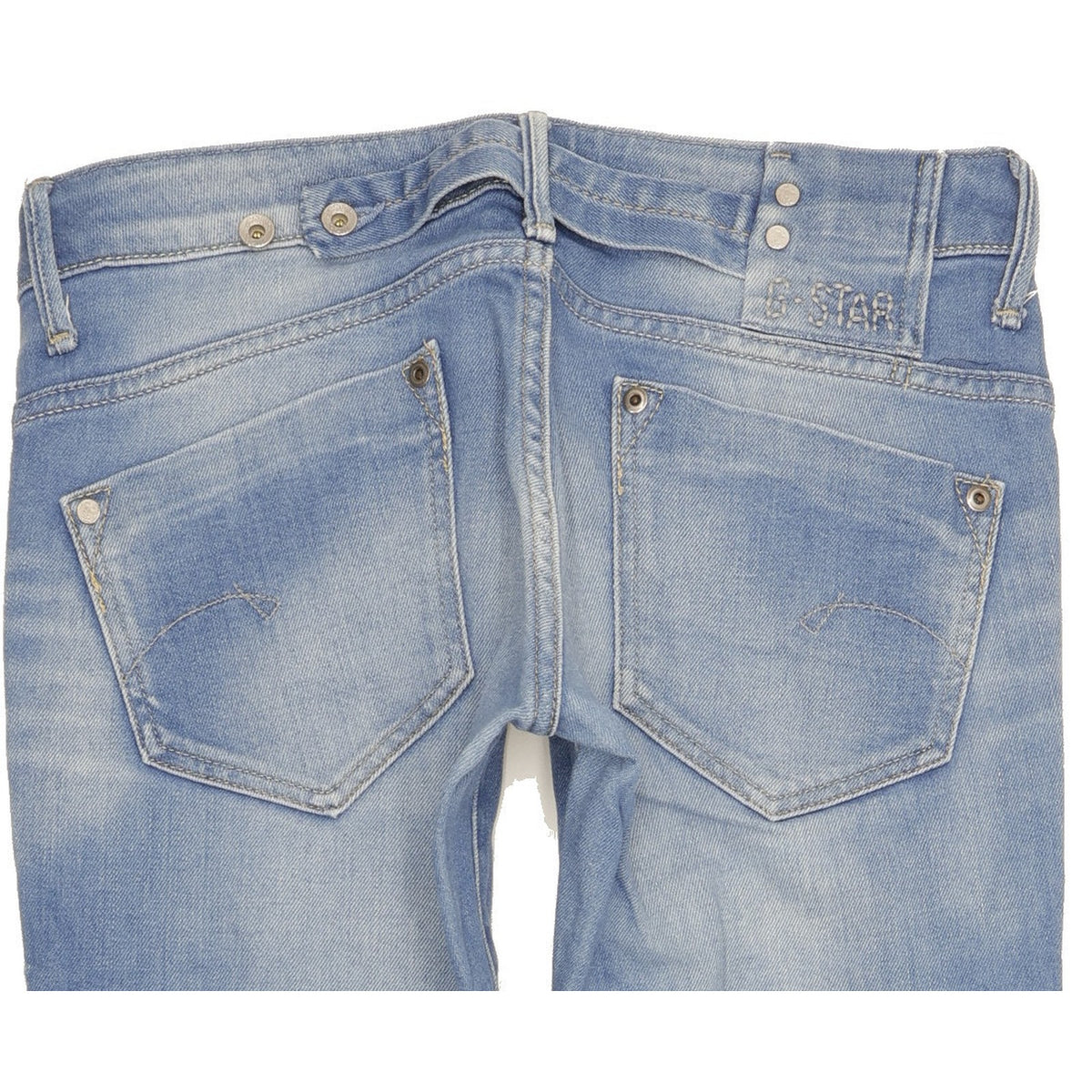 G-Star Midge Women Blue Straight Slim Stretch Jeans W29 L31