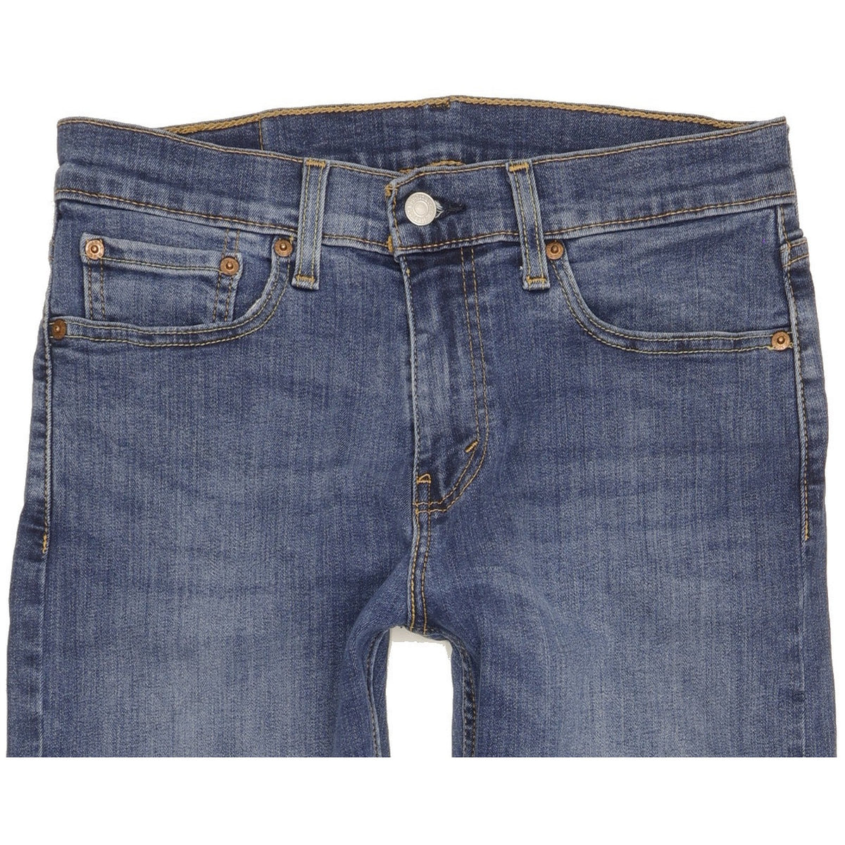Levi's 502 Men Blue Tapered Regular Stretch Jeans W29 L31