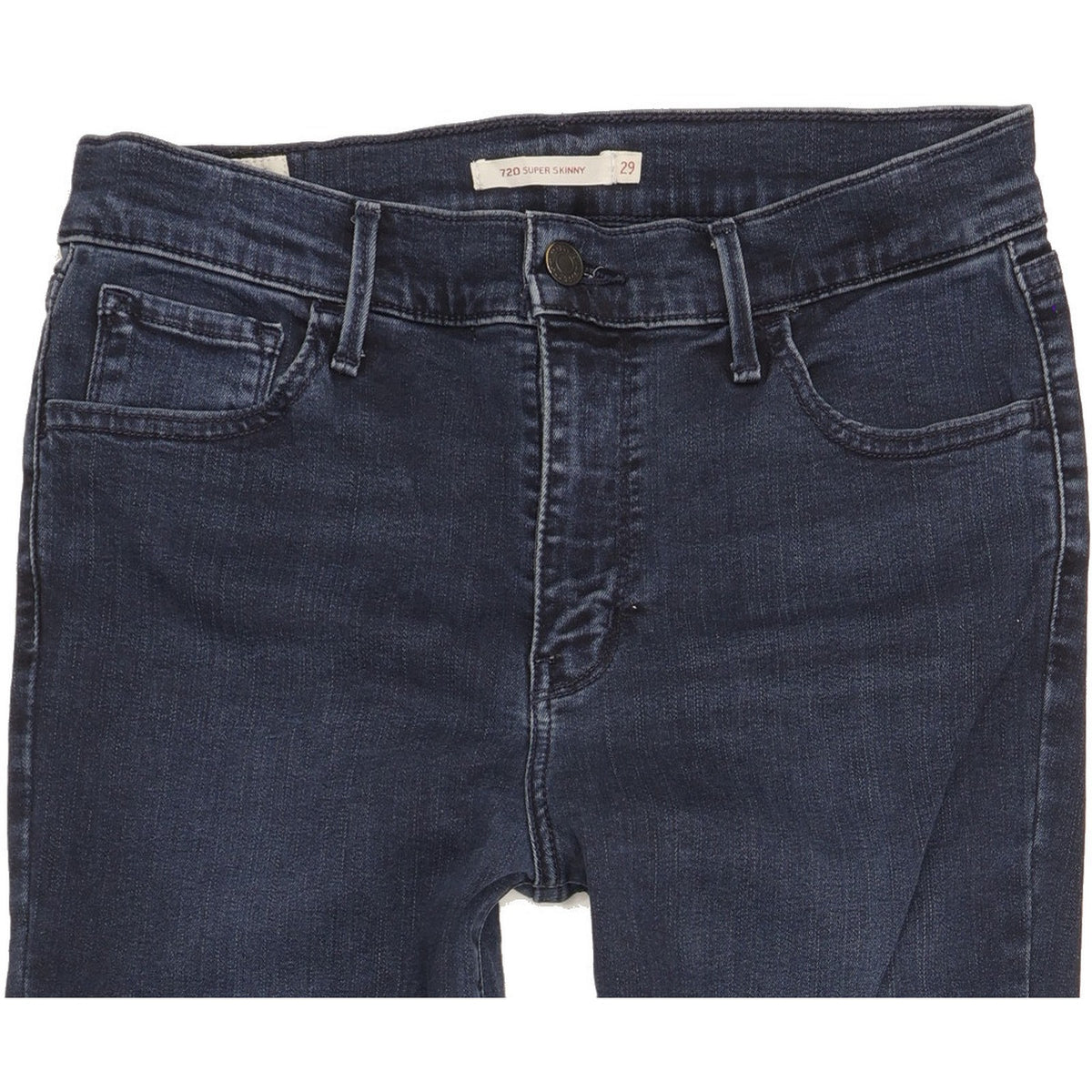 Levi's 720 Women Blue Skinny Slim Stretch Jeans W29 L31