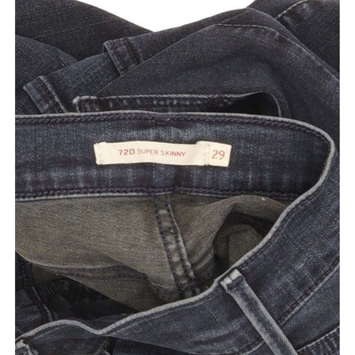 Levi's 720 Women Blue Skinny Slim Stretch Jeans W29 L31