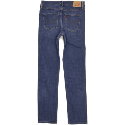Levi's Slimming Women Blue Straight Slim Stretch Jeans W30 L31