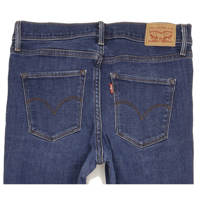 Levi's Slimming Women Blue Straight Slim Stretch Jeans W30 L31