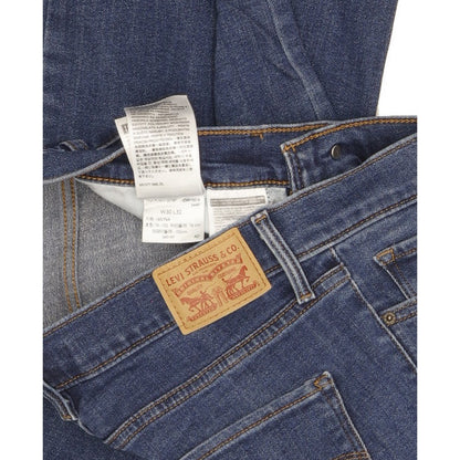 Levi's Slimming Women Blue Straight Slim Stretch Jeans W30 L31