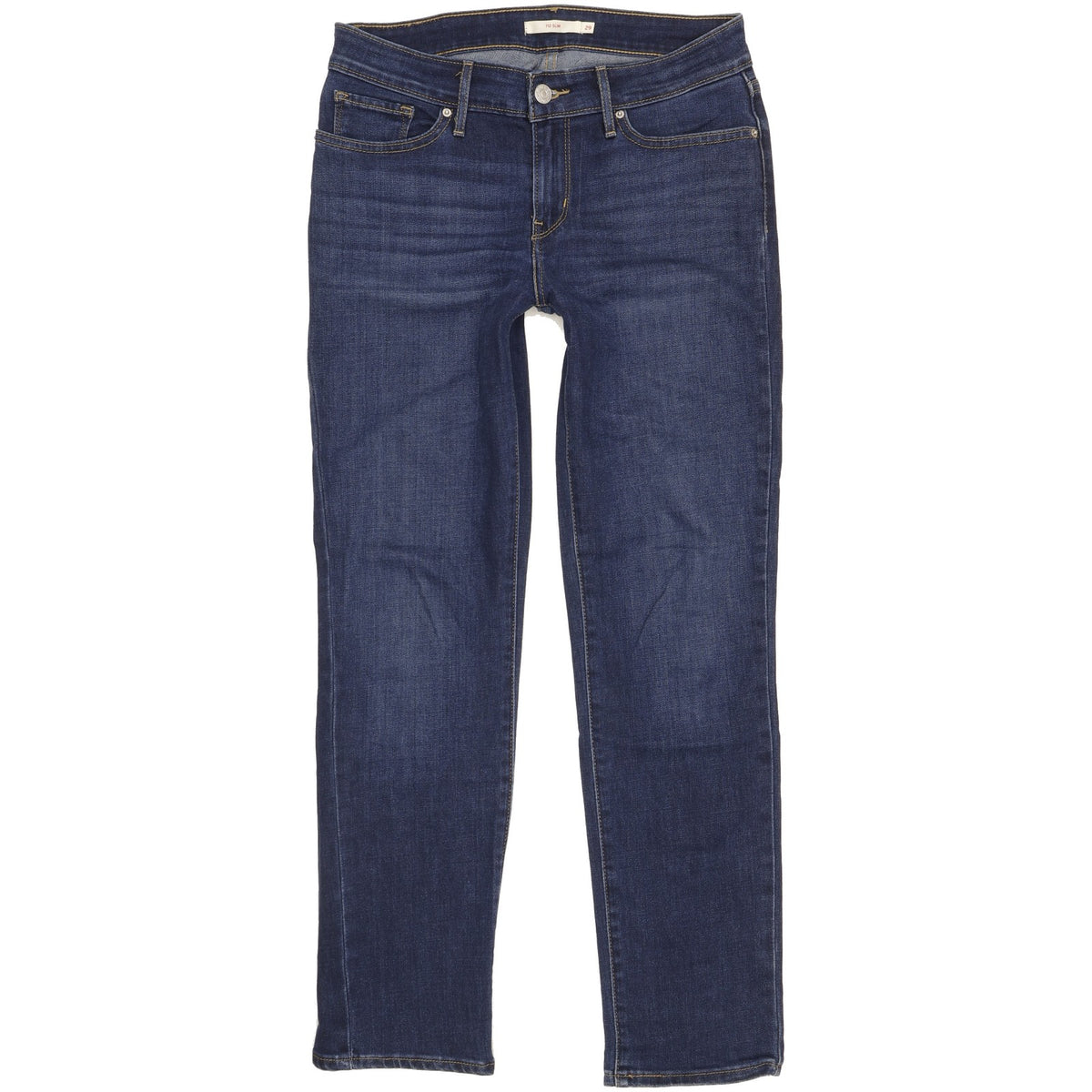 Levi's 712 Women Blue Straight Slim Stretch Jeans W29 L29