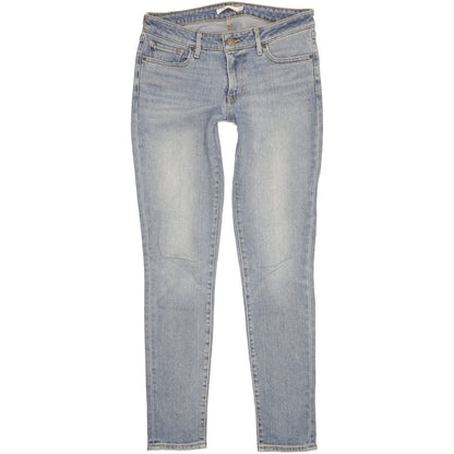 Levi's 711 Women Blue Skinny Slim Stretch Jeans W29 L31