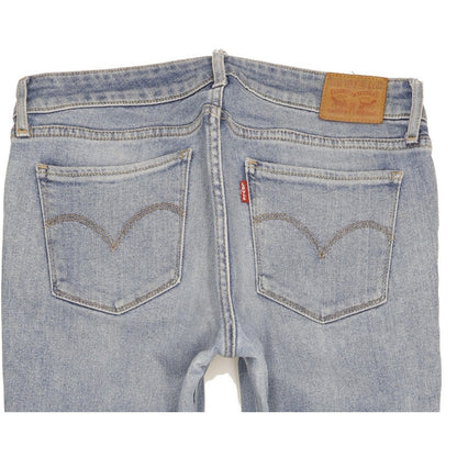 Levi's 711 Women Blue Skinny Slim Stretch Jeans W29 L31