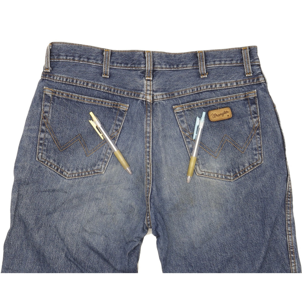 Wrangler Men Blue Straight Regular Jeans W32 L32