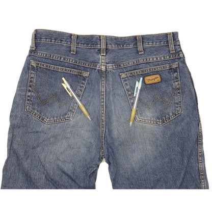 Wrangler Men Blue Straight Regular Jeans W32 L32