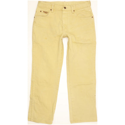 Wrangler Texas Men Yellow Straight Regular Jeans W30 L27