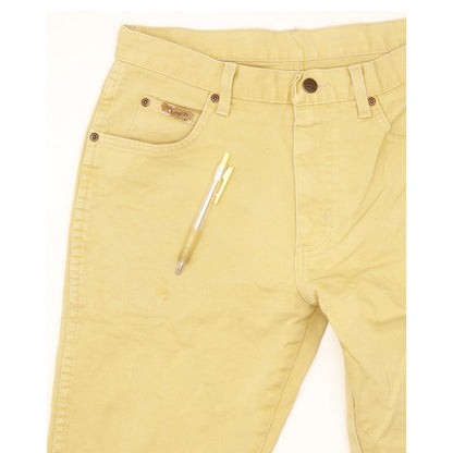 Wrangler Texas Men Yellow Straight Regular Jeans W30 L27