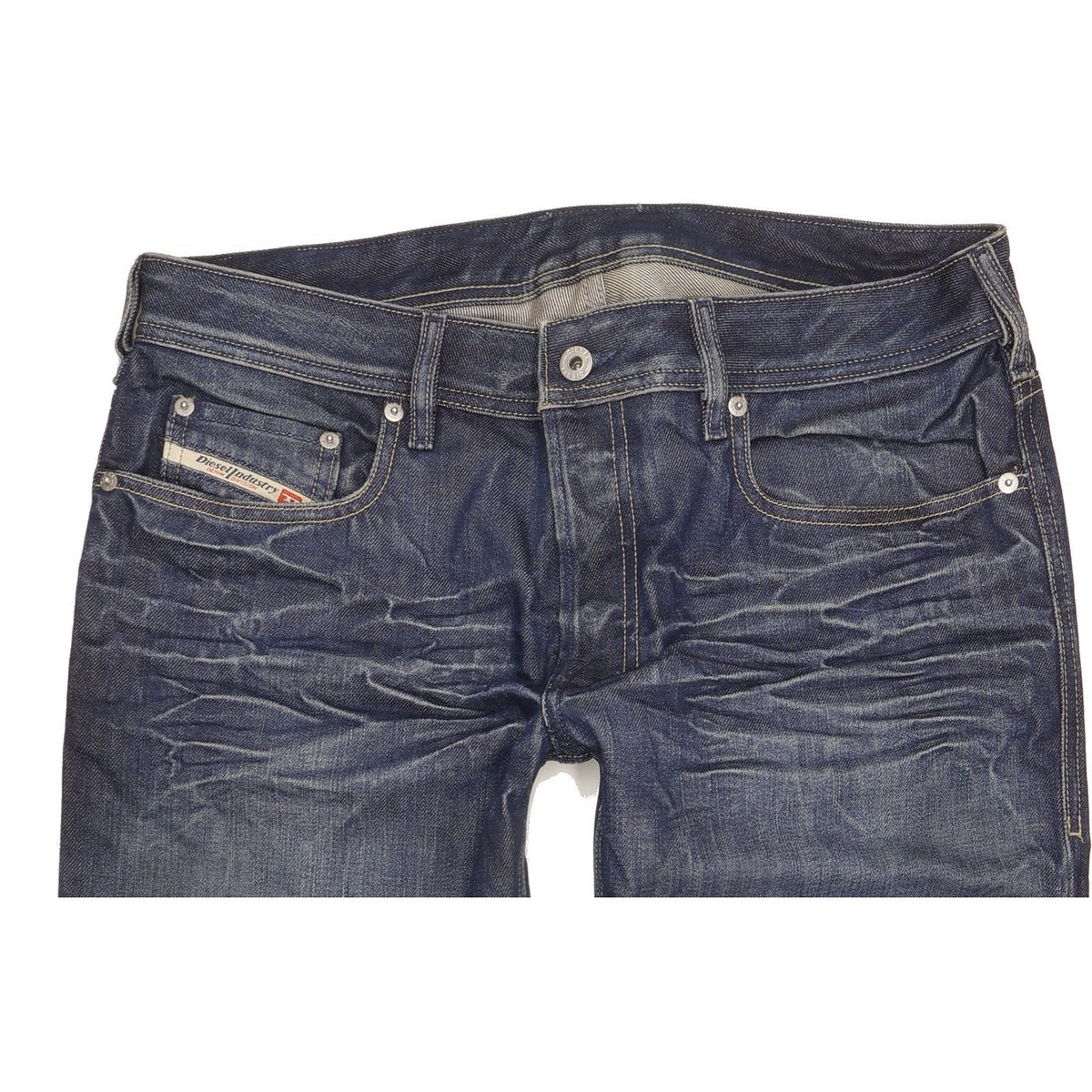 Diesel Zathan Men Blue Bootcut Regular Jeans W32 L26
