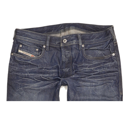 Diesel Zathan Men Blue Bootcut Regular Jeans W32 L26
