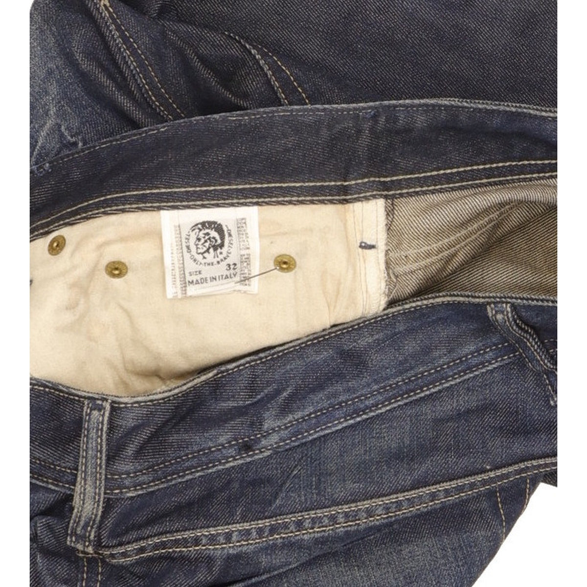 Diesel Zathan Men Blue Bootcut Regular Jeans W32 L26