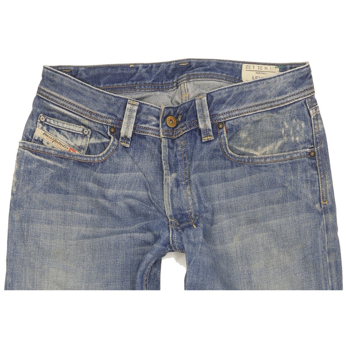 Diesel Levan Men Blue Straight Regular Jeans W31 L32