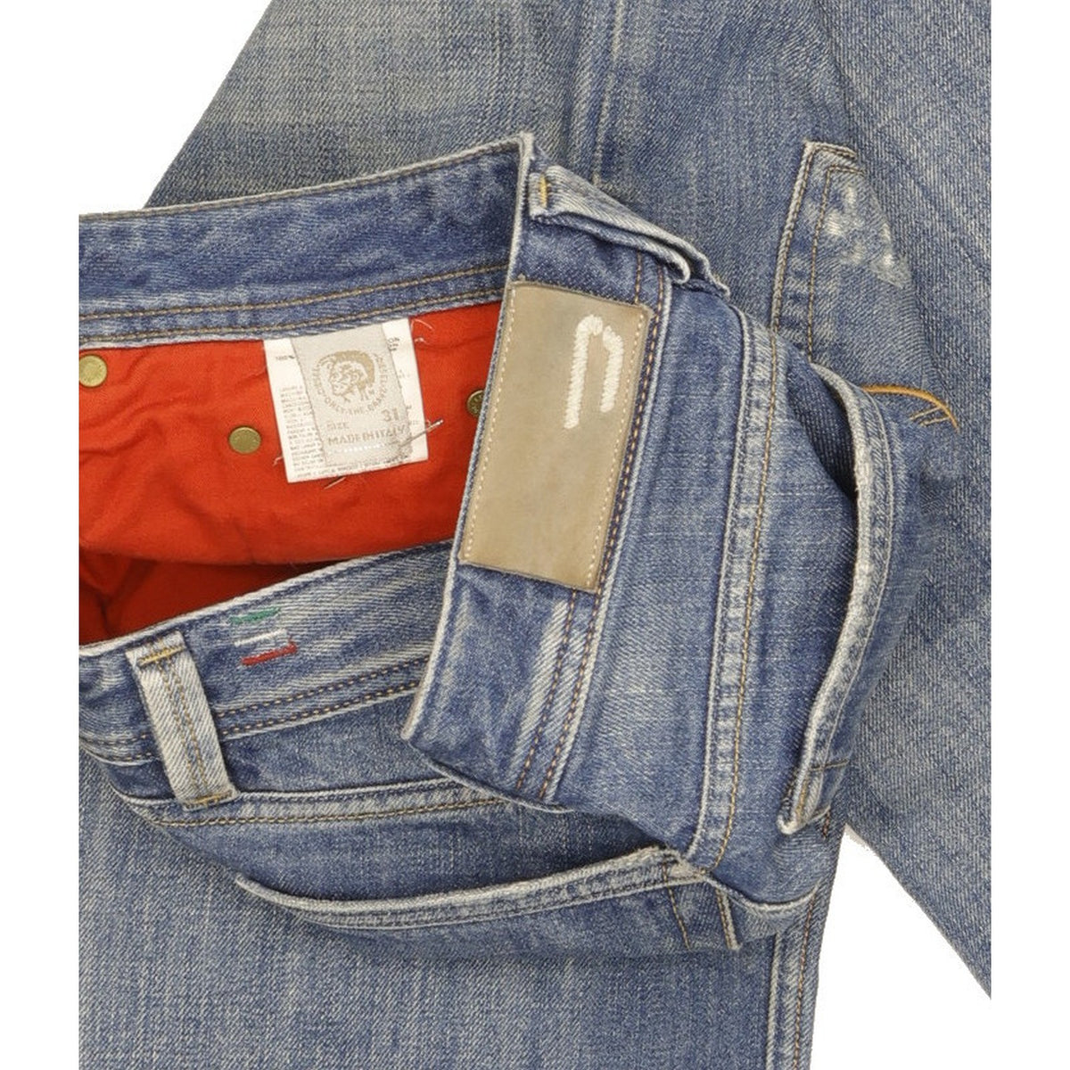 Diesel Levan Men Blue Straight Regular Jeans W31 L32