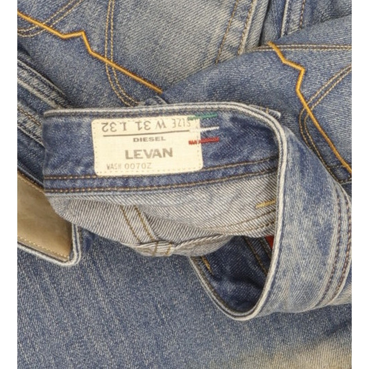 Diesel Levan Men Blue Straight Regular Jeans W31 L32