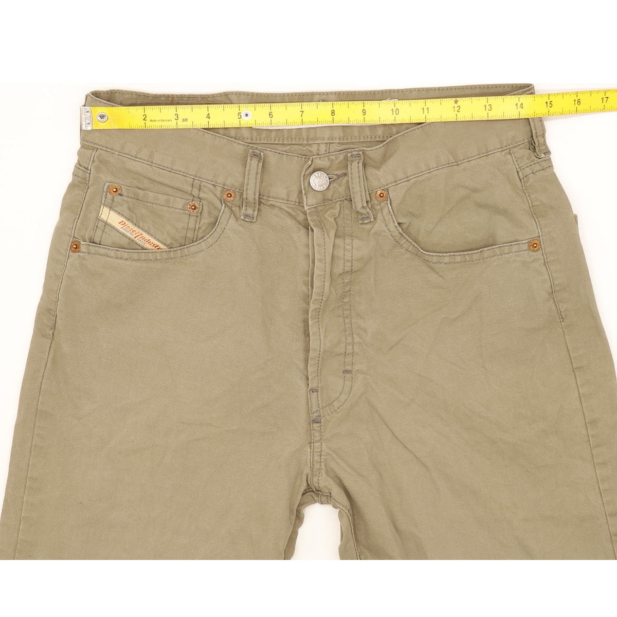 Diesel Cheyenne Men Green Straight Regular Jeans W29 L30