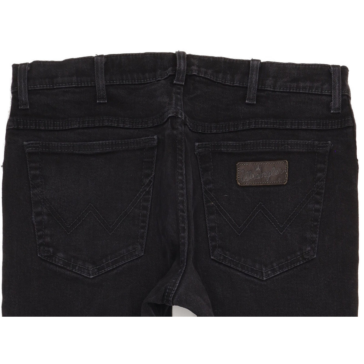 Wrangler Texas Men Black Straight Regular Stretch Jeans W36 L32