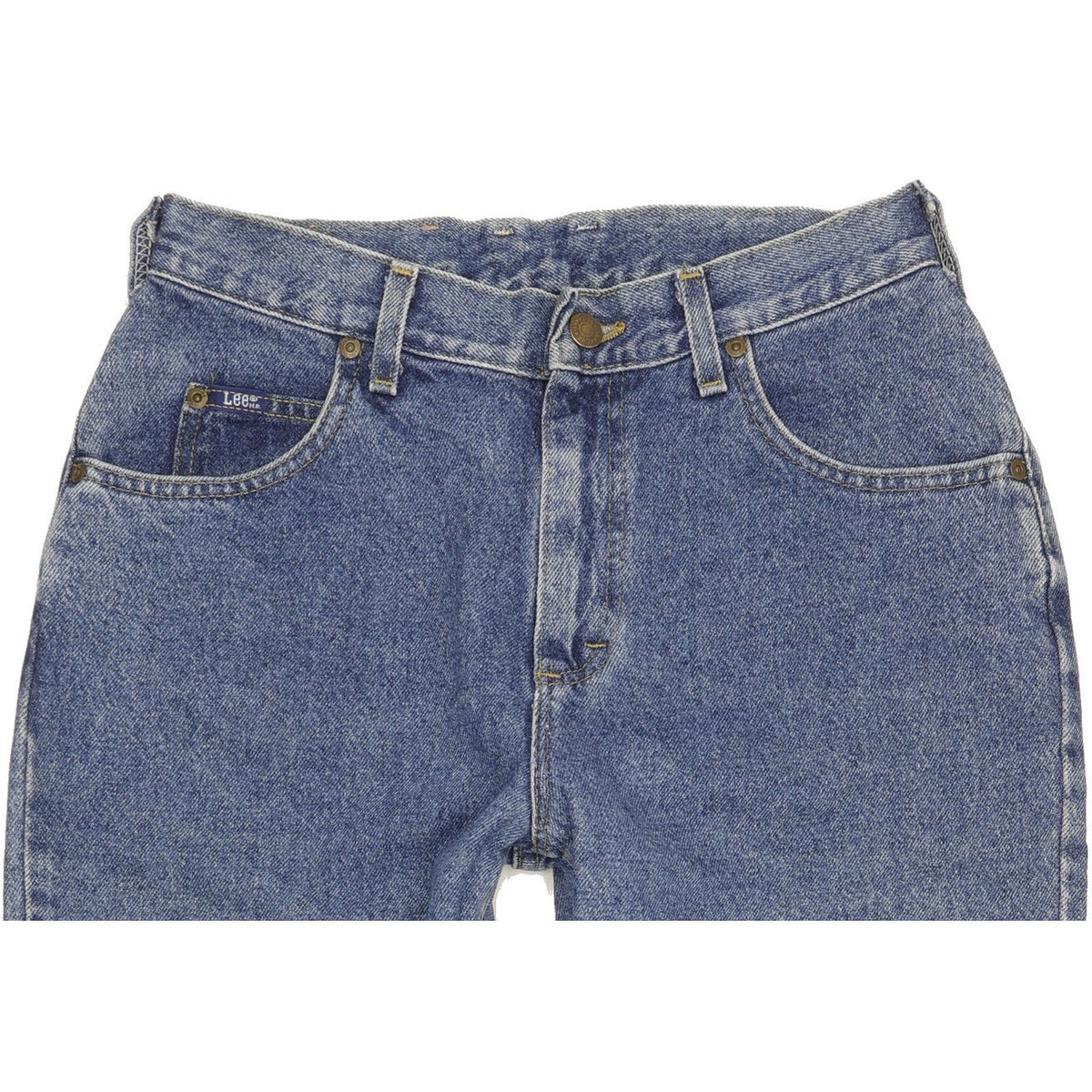 Lee Vintage Blue Tapered Relaxed Stretch Jeans High Waisted W30 L27