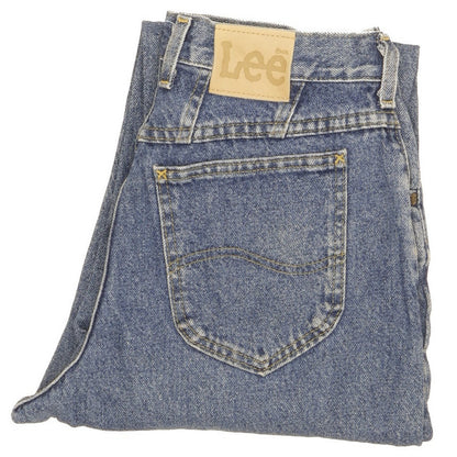 Lee Vintage Blue Tapered Relaxed Stretch Jeans High Waisted W30 L27