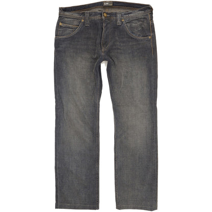 Lee Zed Men Blue Straight Regular Jeans W34 L29