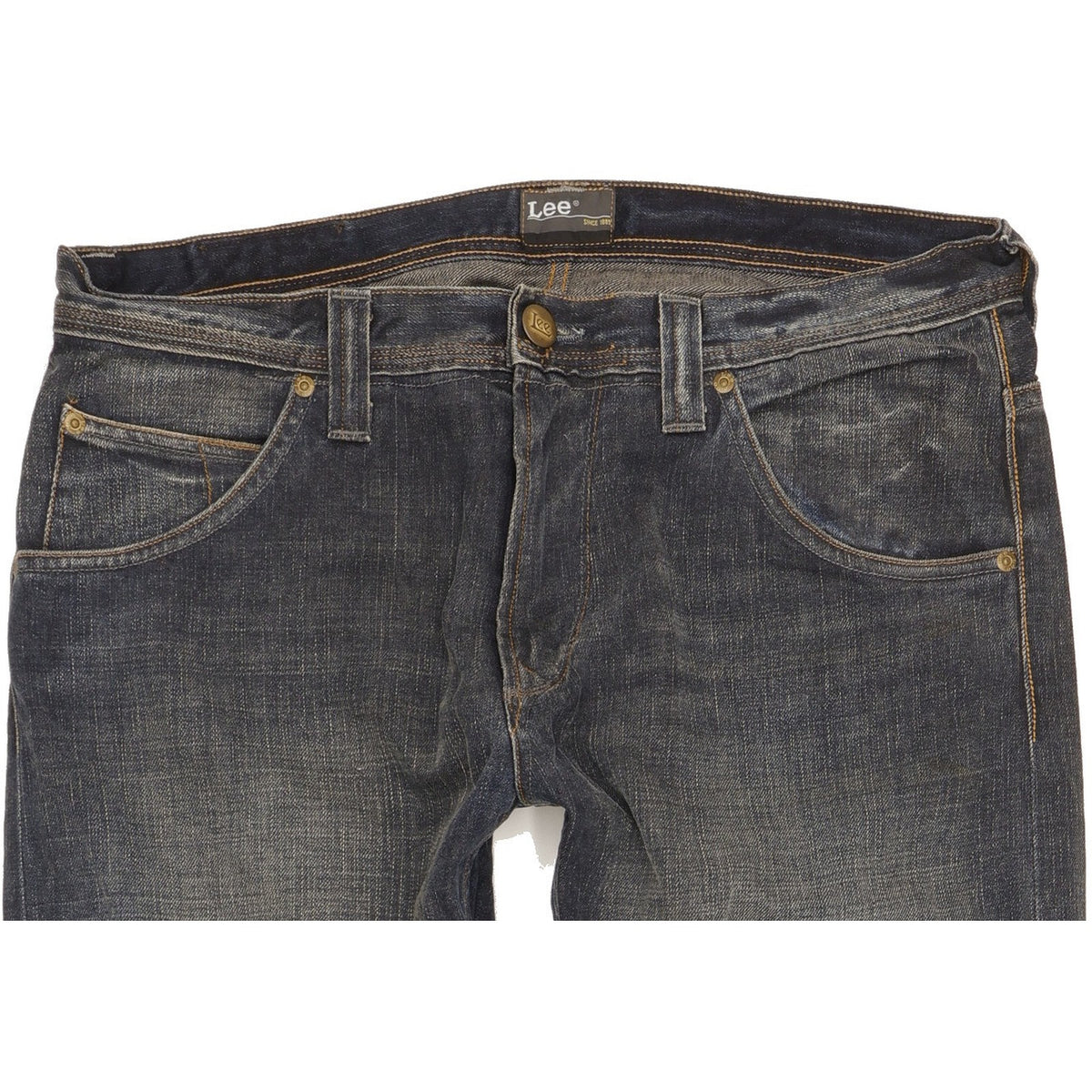 Lee Zed Men Blue Straight Regular Jeans W34 L29