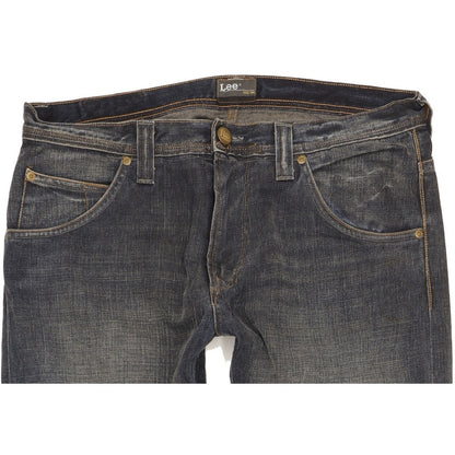 Lee Zed Men Blue Straight Regular Jeans W34 L29