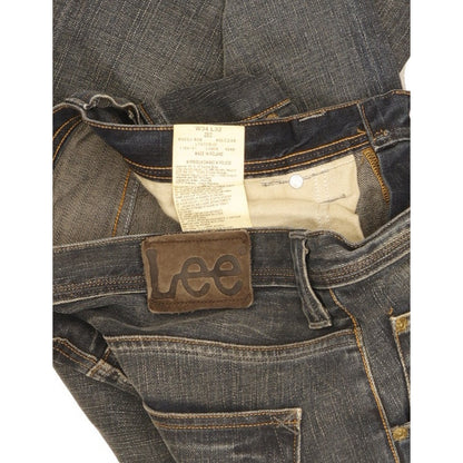 Lee Zed Men Blue Straight Regular Jeans W34 L29