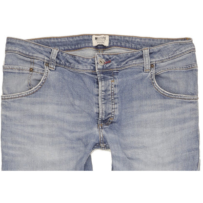 Mustang Michigan Men Blue Straight Regular Stretch Jeans W36 L34