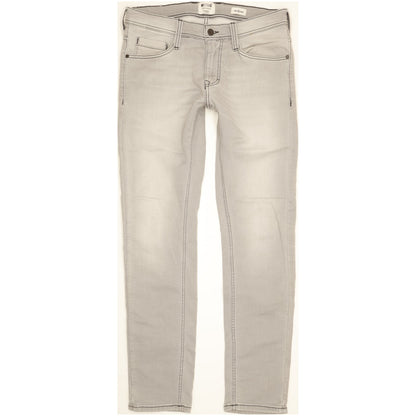 Mustang Oregon Men Grey Tapered Slim Stretch Jeans W30 L32