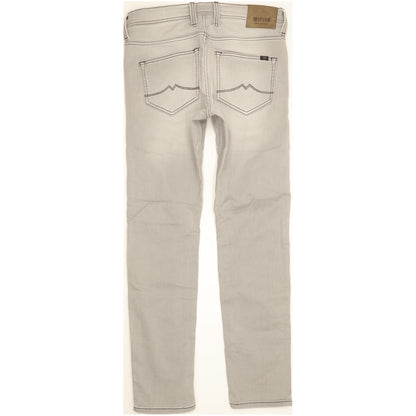 Mustang Oregon Men Grey Tapered Slim Stretch Jeans W30 L32