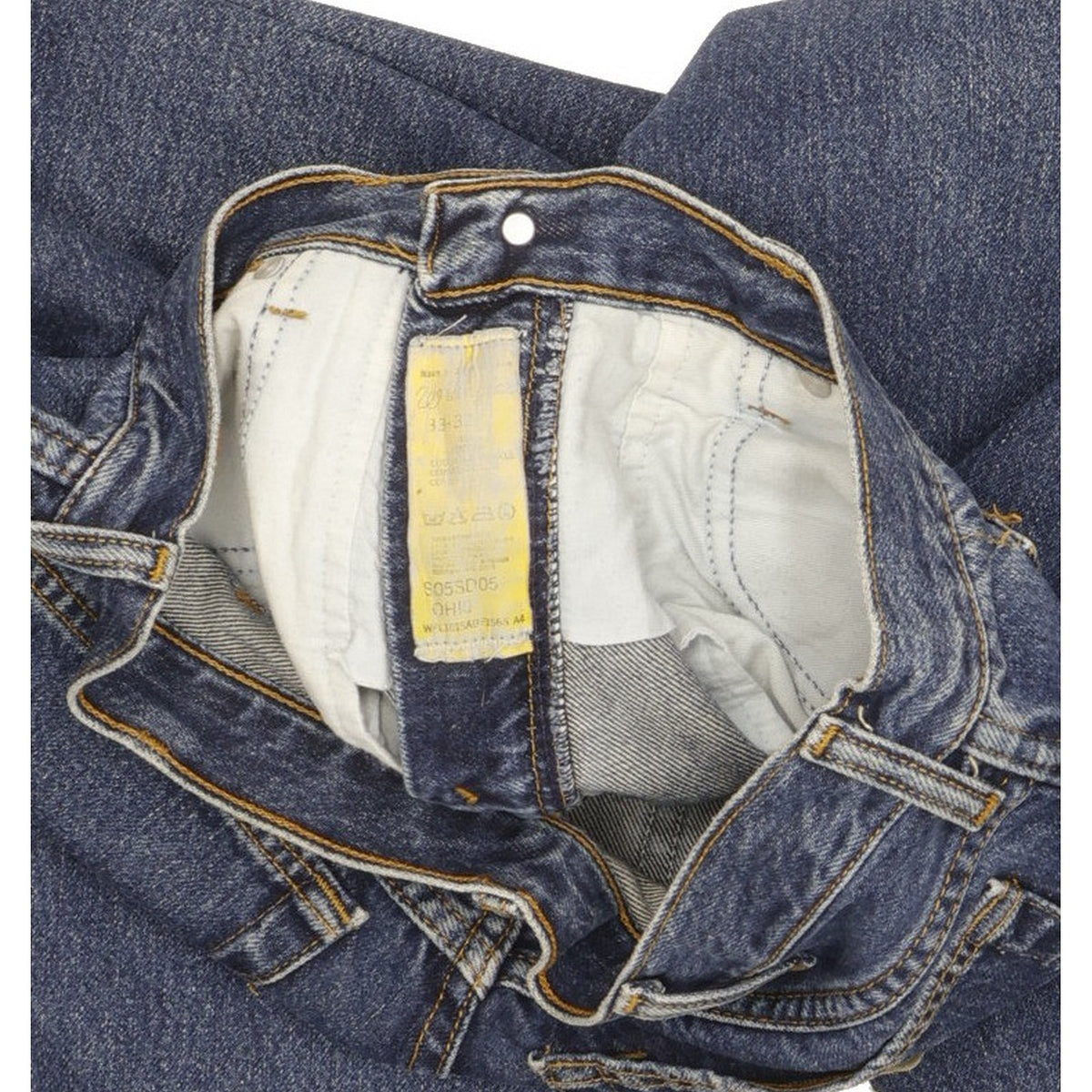 Wrangler Ohio Men Blue Straight Regular Jeans W33 L32